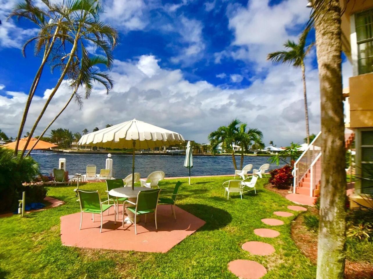 Studio Intracoastal Views! 5 Min Walk To The Beach Villa Pompano Beach Exterior foto